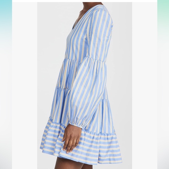 En Saison Women’s Striped Tiered Dress - Picture 3 of 5